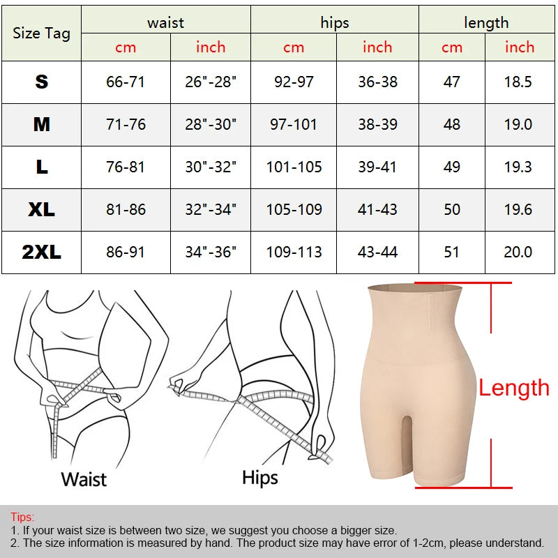 TREDONE® Shapewear for Women - High-Waisted Shapewear Tummy Control Shorts