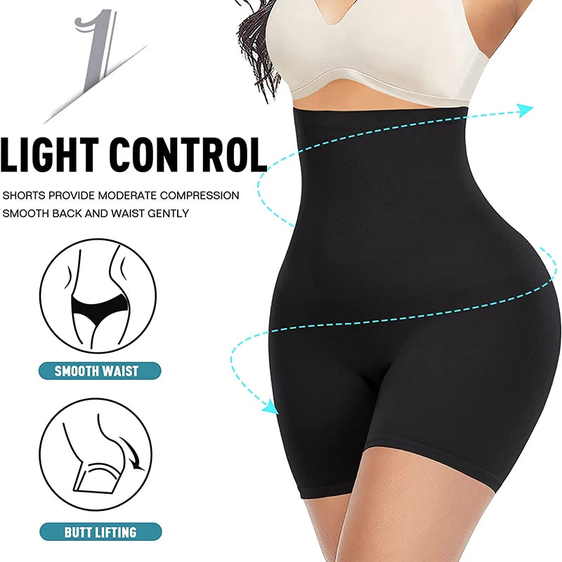 TREDONE® Shapewear for Women - High-Waisted Shapewear Tummy Control Shorts